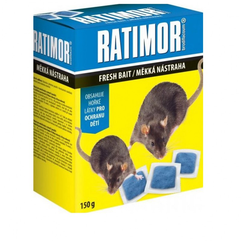 Ratimor 29 PPM 300 g, parafínové bloky, požerový jed na myši, krysy a potkany