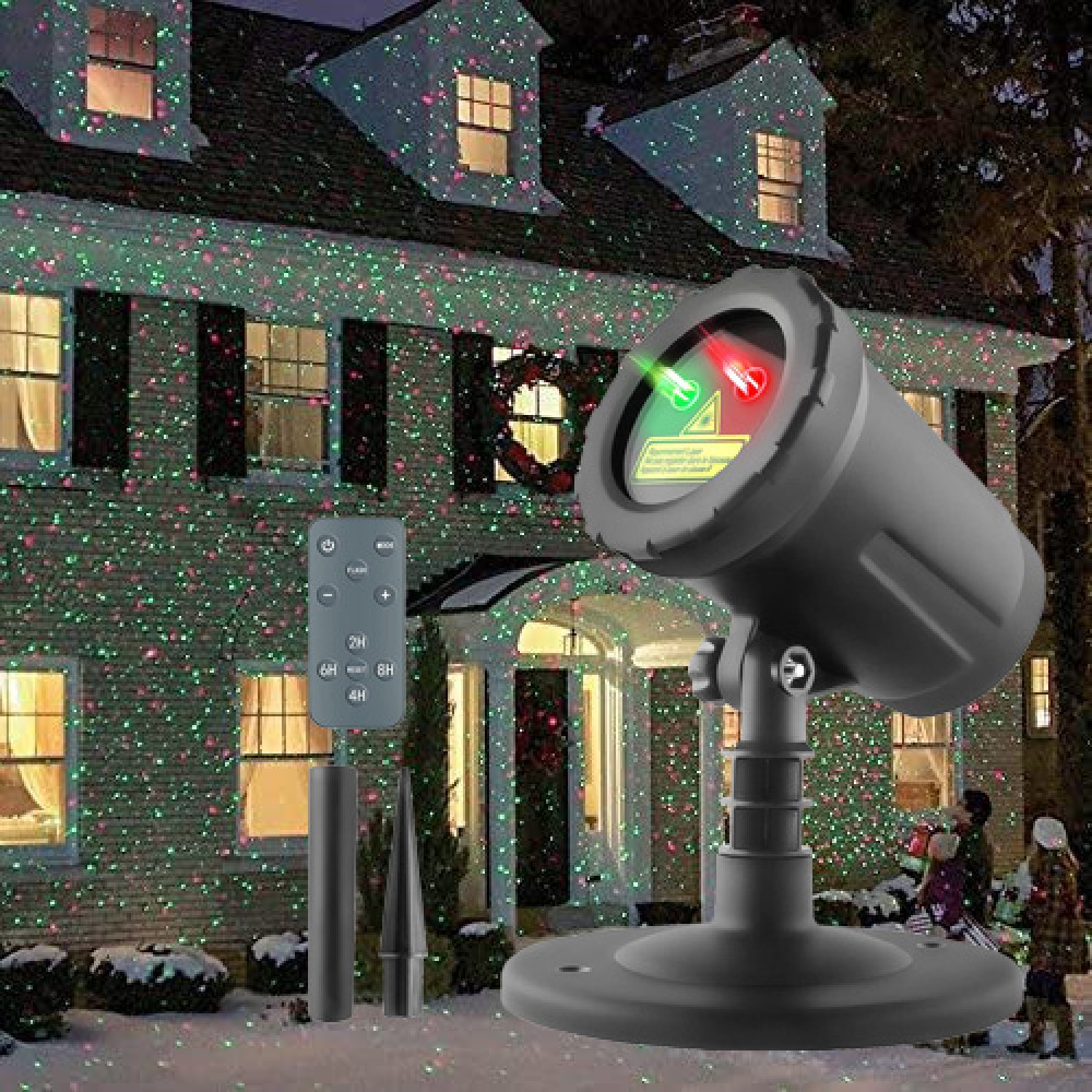 Projekční zahradní Led světlo, světelný Vánoční projektor, IP65 pro vnitřní a vnější prostor