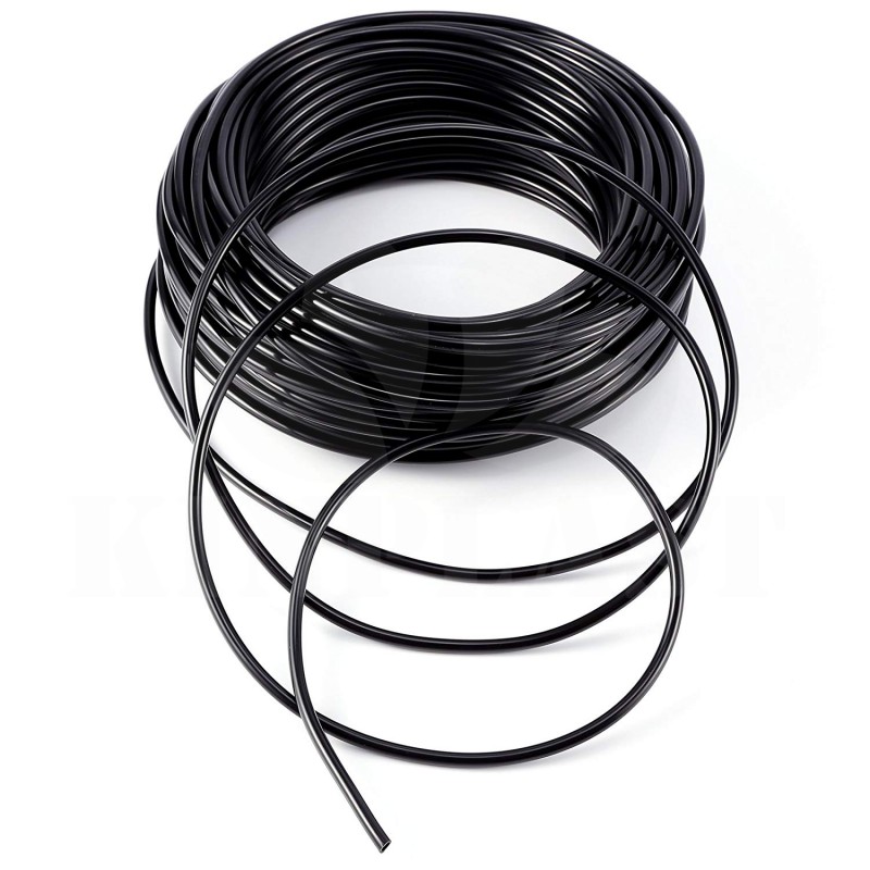 PE 6 mm Distribuční černá trubka 4/6 mm, 10 metrů, pro zavlažování