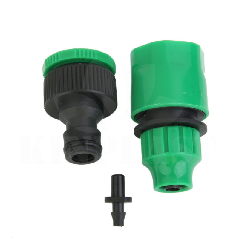 Zavlažovací sada 20m, 20x regulovatelné kapkovače, 4/7 mm hadička, automatické, mechanické, bateriové hodiny zdarma