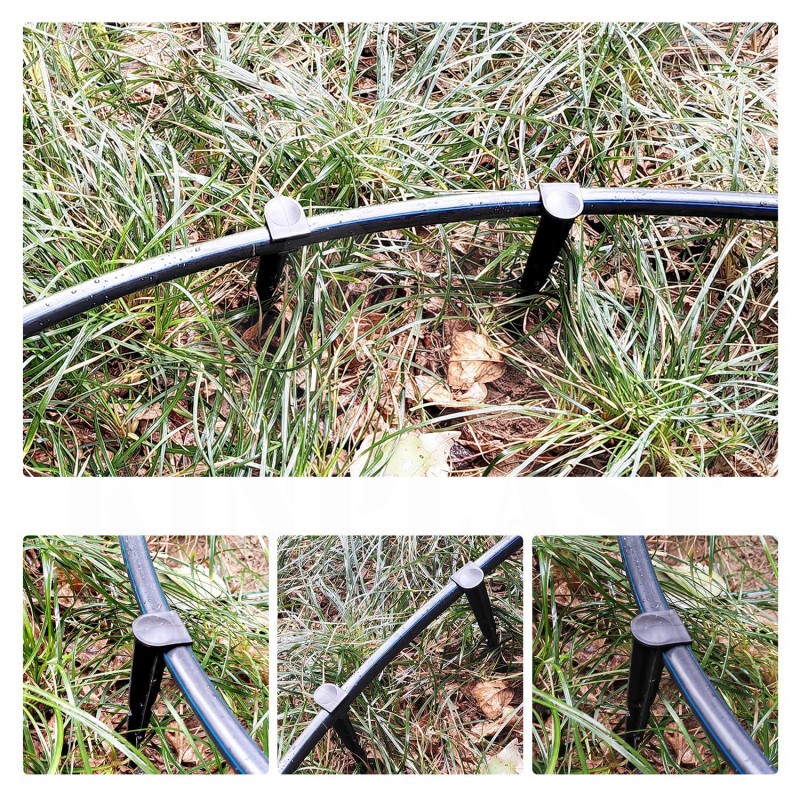 Držák pro distribuční hadice 9/12 mm, upevnění rozvodné trubky o průměru 9 - 12 mm, délka 15 cm, balení 1 kus