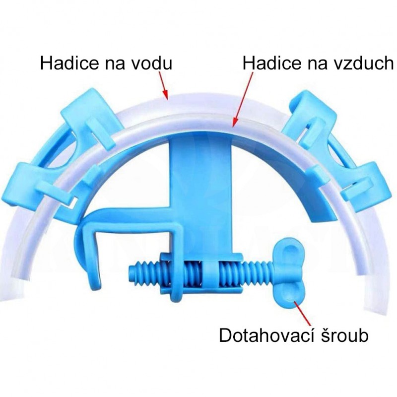 Držák na nádrž proti kroucení a deformaci hadice, nastavitelný, multifunkční