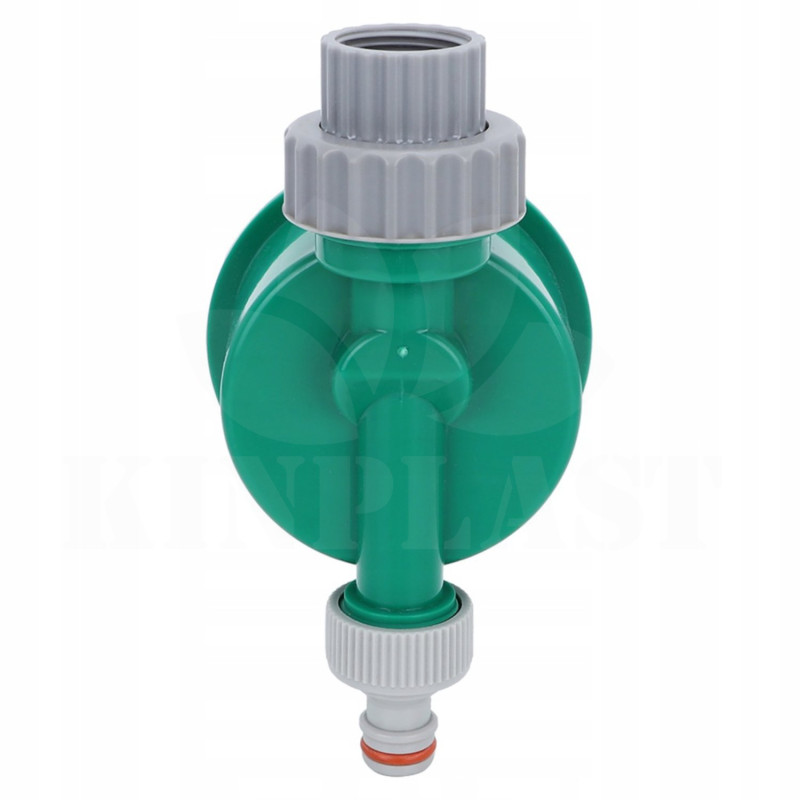 Zavlažovací hodiny analogové na 2x 1,5V AAA, tlak 0,5 až 4,0 barů, regulace času od 1 min až 2 hod a nastavení cyklu