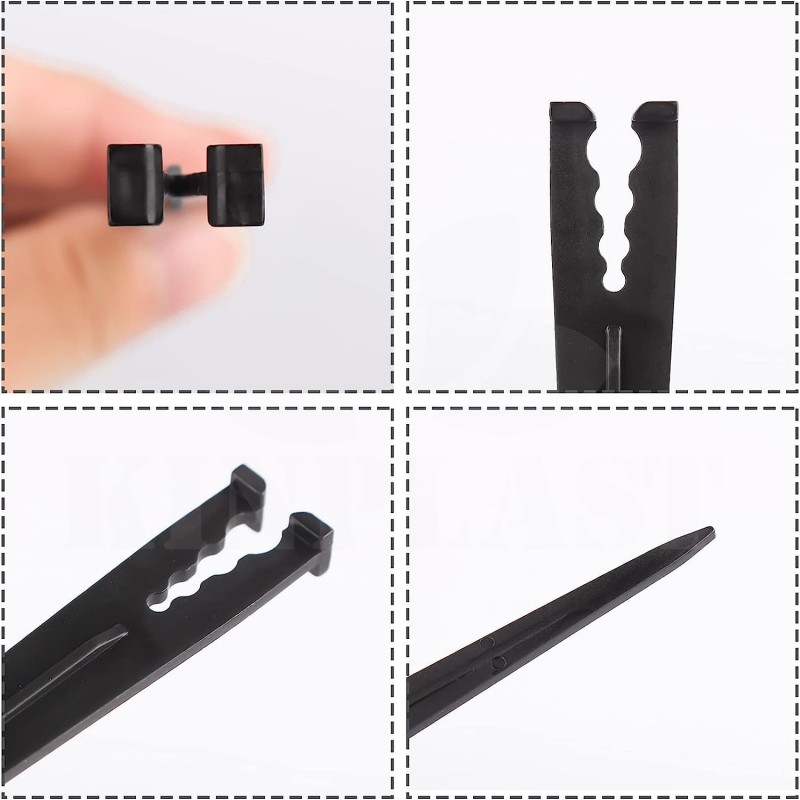 Držák pro distribuční a kapkovací hadice, upevnění a vedení hadičky o průměru 2/6 mm, 10 kusů