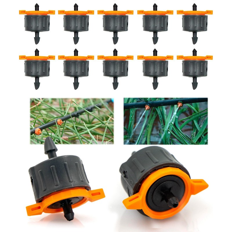 Tryska kapkovače Micro Drip regulovatelná 0 - 10 litrů za hodinu, 10x regulovatelná pro zavlažování