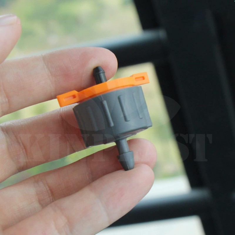 Tryska kapkovače Micro Drip regulovatelná 0 - 10 litrů za hodinu, regulovatelná pro zavlažování