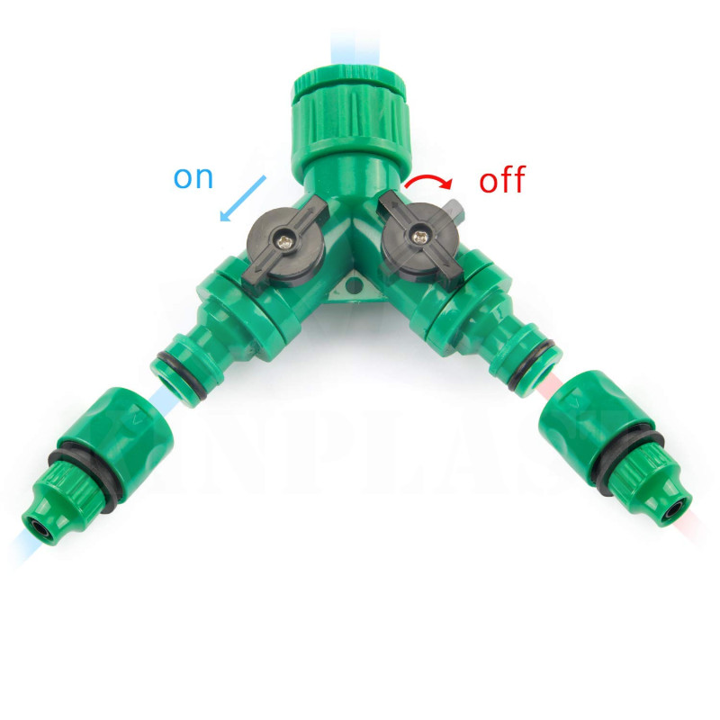 Zavlažovací sada 30m, 30x regulovatelné kapkovače, 4/7 mm hadička, automatické, mechanické, bateriové hodiny zdarma