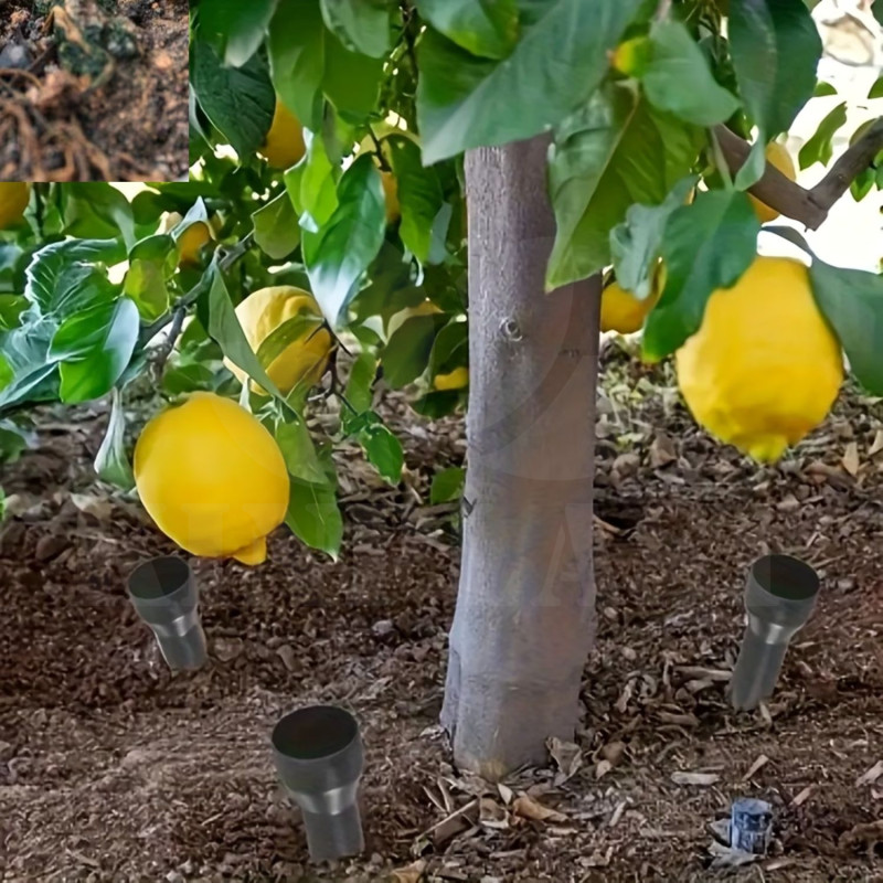 Zavlažovací hrot 30 cm, sada 3 ks, jednoduché zavlažování a hnojení v jakémkoliv skleníku a záhonu ke kořenům