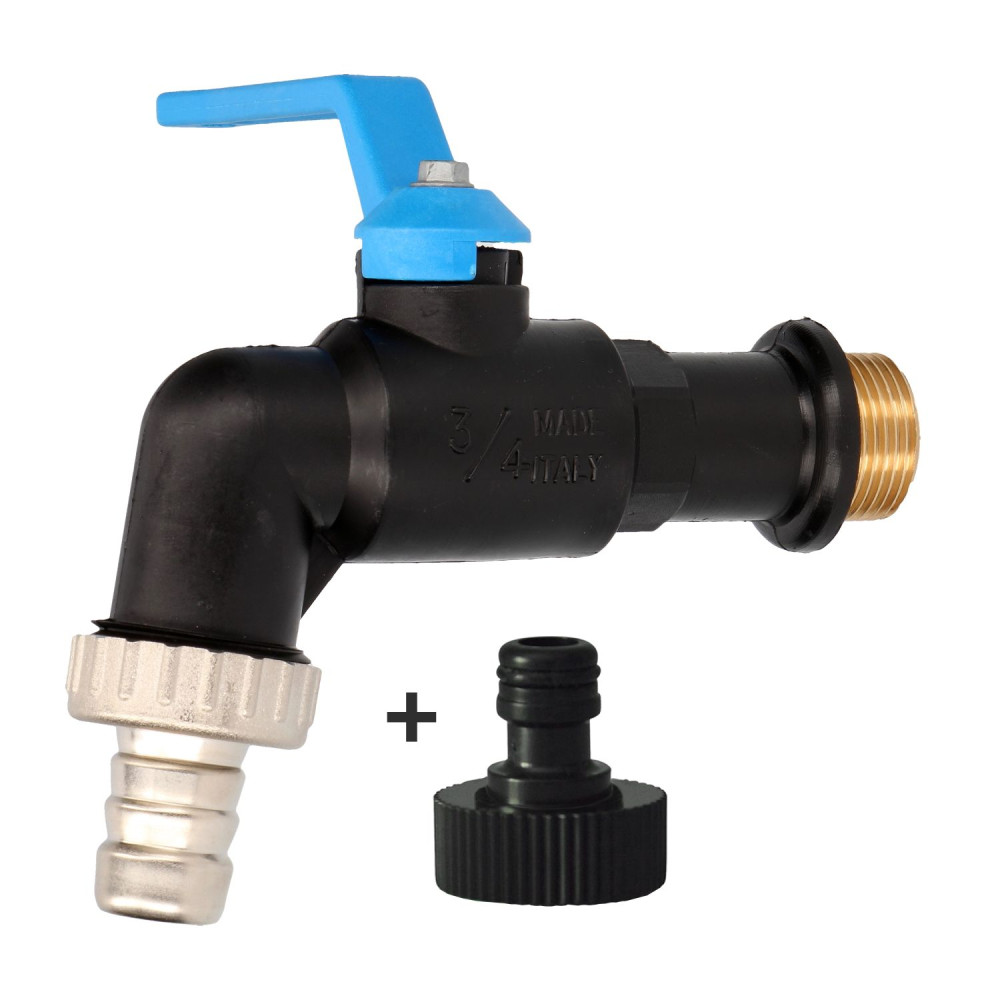 Zahradní kohoutek  vodovodní 3/4 - Mrazuvzdorný Vir Arctic kulový kohout + rychlospojka na hadici