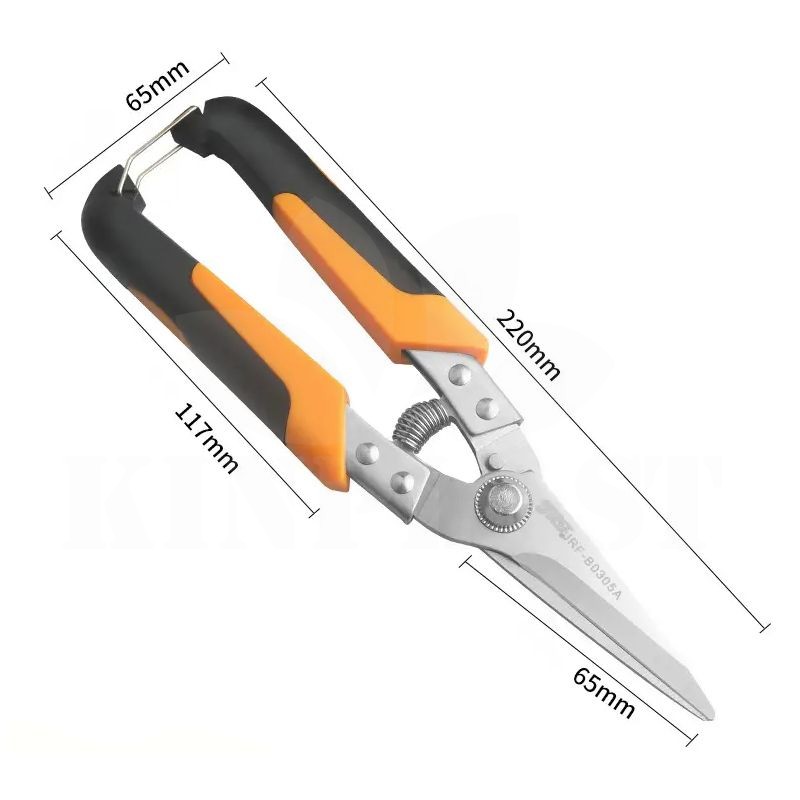 Zahradní nůžky Multifunkční 22 cm, rovné profesionální nerezové univerzální nůžky na všechno