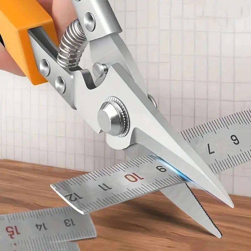 Zahradní nůžky Multifunkční 22 cm, rovné profesionální nerezové univerzální nůžky na všechno
