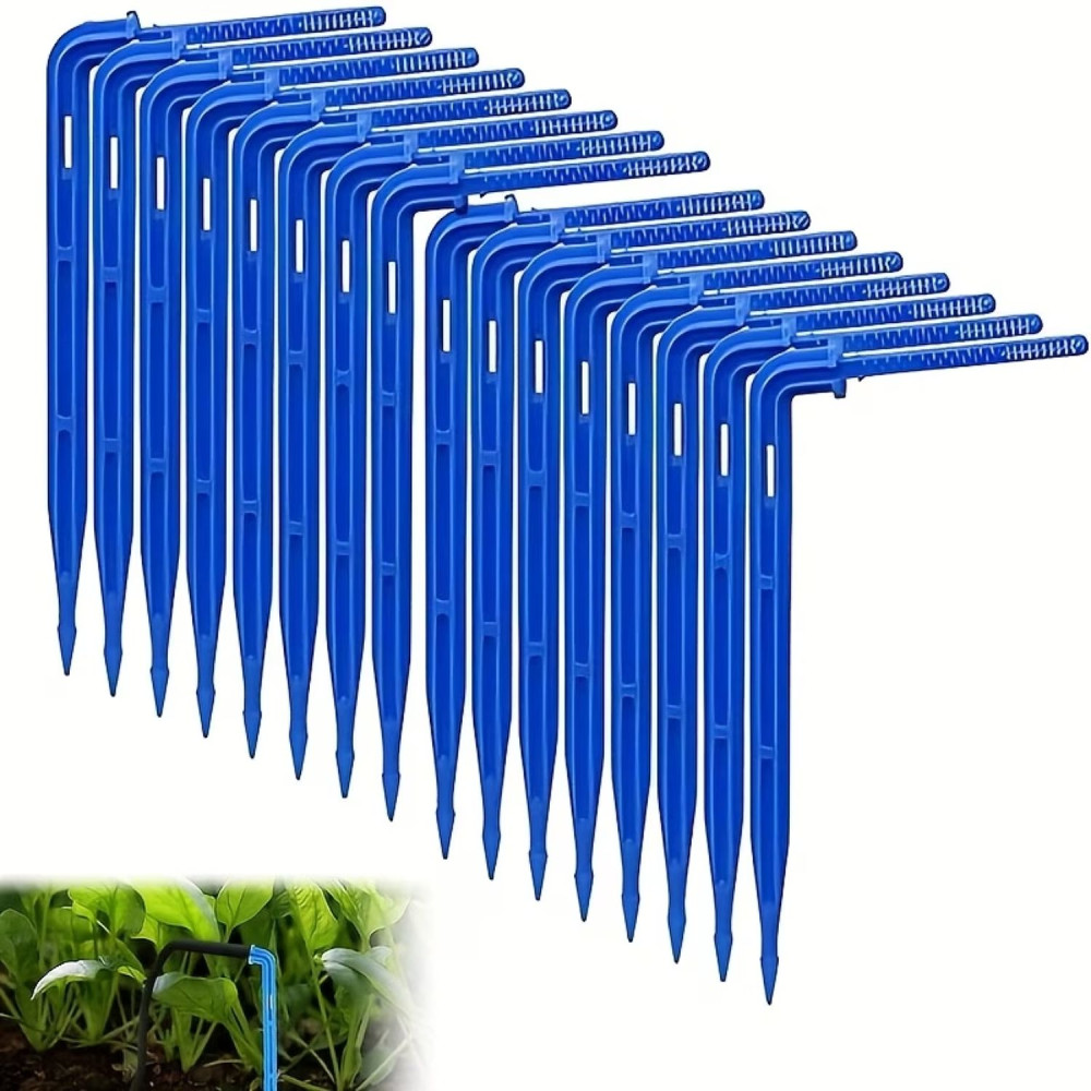 Zavlažovací jehla, 10x kapkovací jehla ke kořenům 10 cm, bez regulovaného výtoku, připojení na hadičky 4/7mm