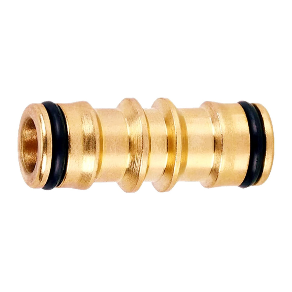 Hadicová rychlospojka oboustranná mosazná pro rozvod závlahy, pro hadice a rychlospojky 1/2
