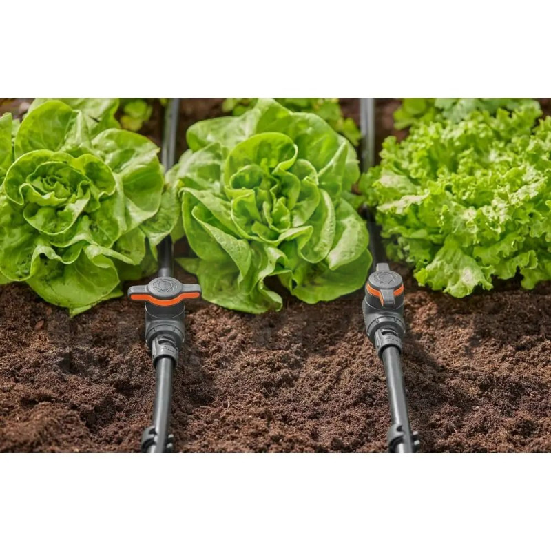 Kohout - Uzavírací regulační ventil 13 mm (1/2") Gardena, uzavírá a reguluje spojovací kapkovacího potrubí