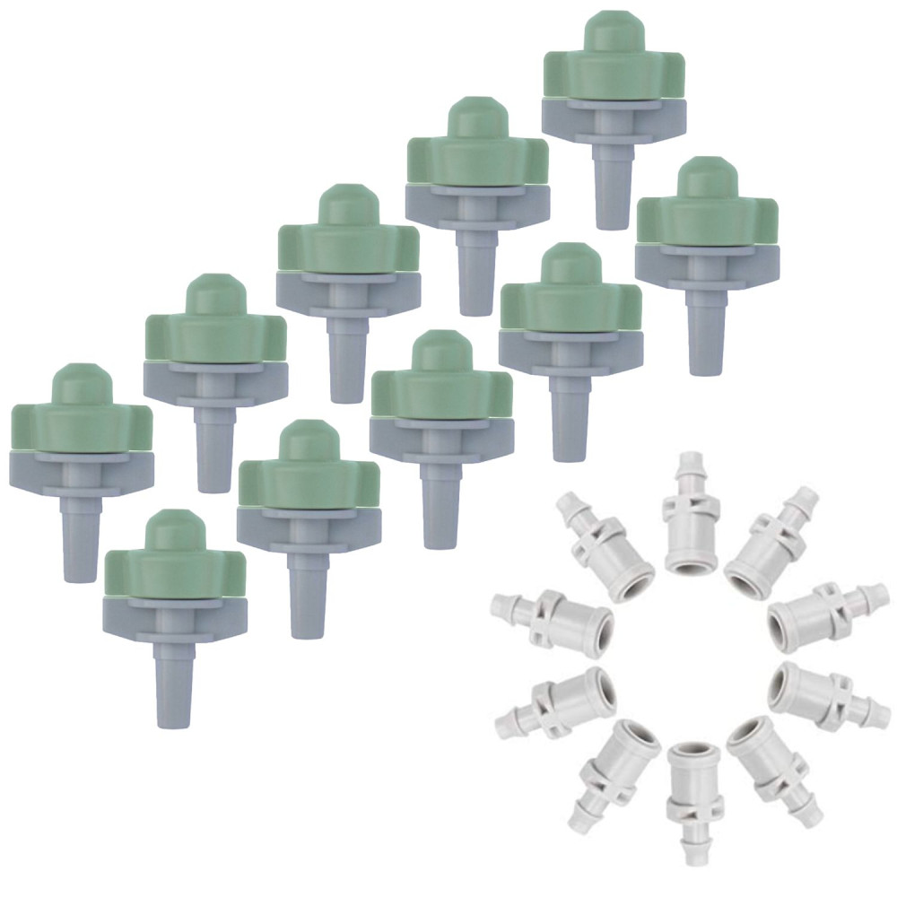 Tryska rozprašovací, 10x mlžící fontána kruhová 360°, pro vytvoření jemné vodní mlhy na omezeném prostoru