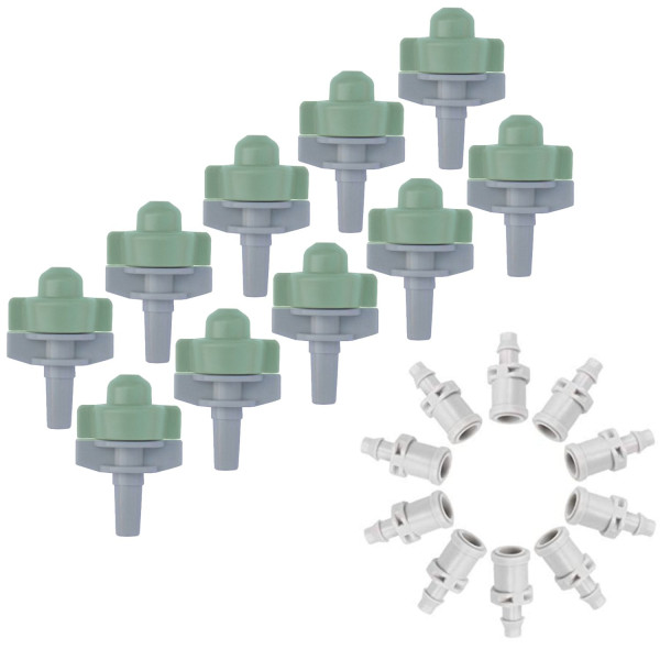 Tryska rozprašovací, 10x mlžící fontána kruhová 360°, pro vytvoření jemné vodní mlhy na omezeném prostoru