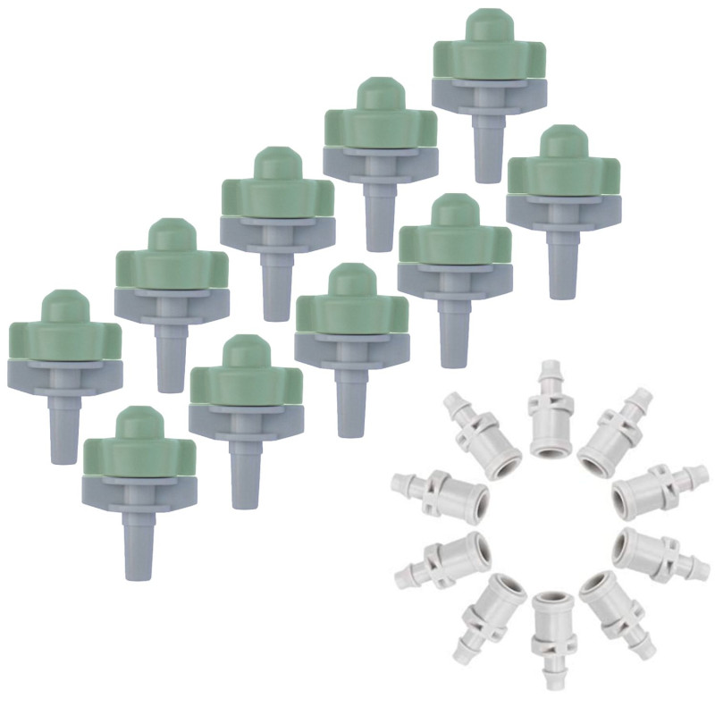 Tryska rozprašovací, 10x mlžící fontána kruhová 360°, pro vytvoření jemné vodní mlhy na omezeném prostoru