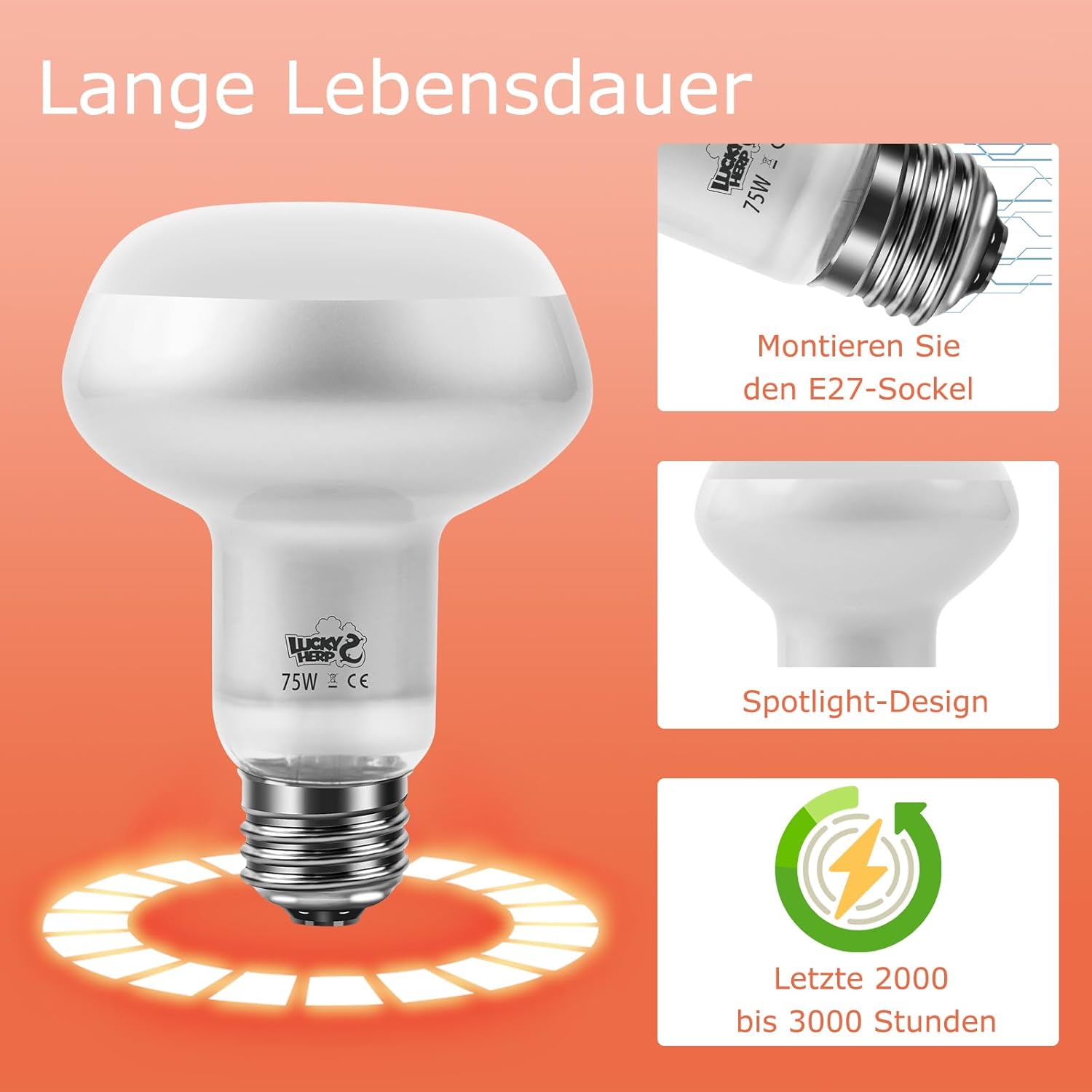 Žárovka tepelná pro kuřata a křepelky