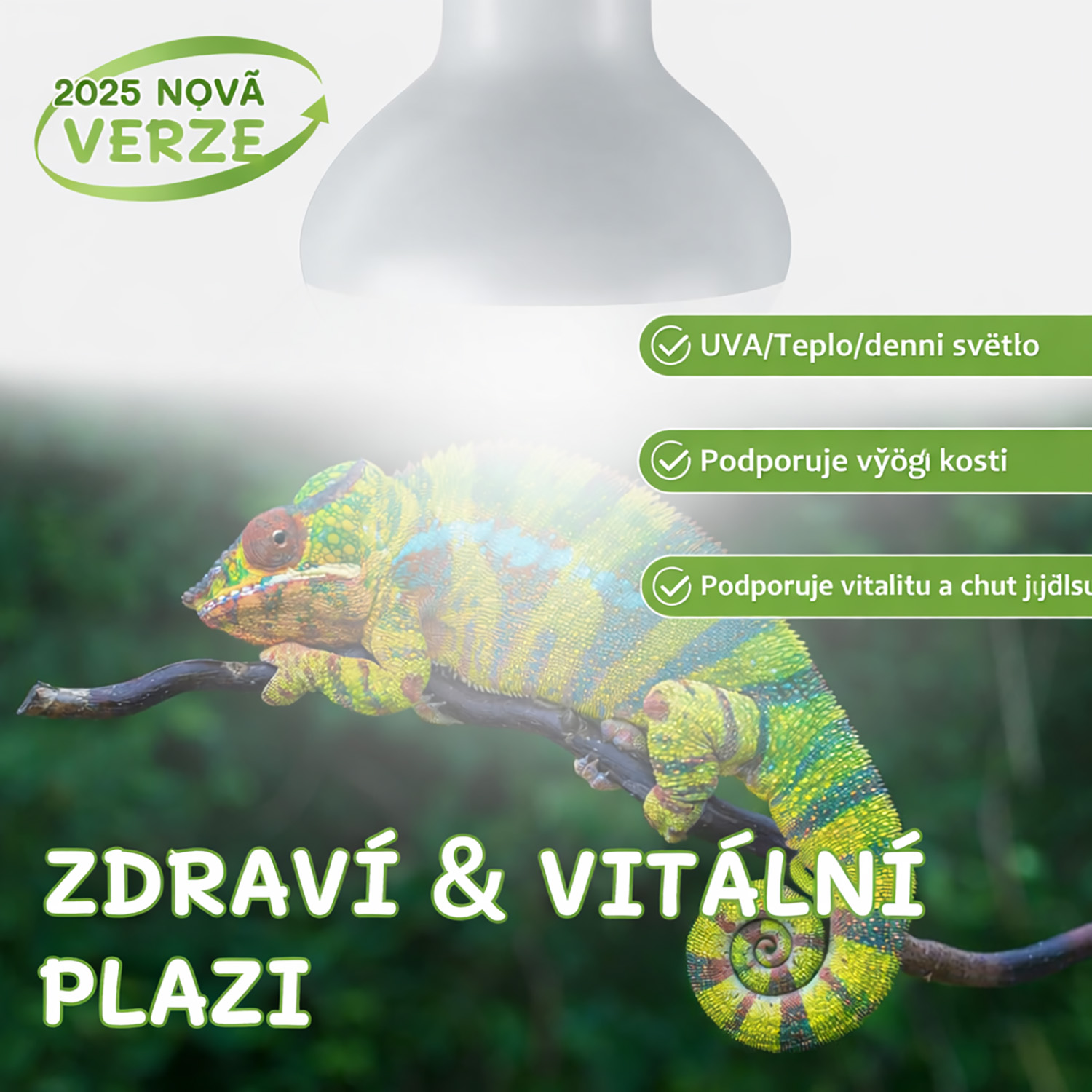 Žárovka tepelná pro kuřata a křepelky