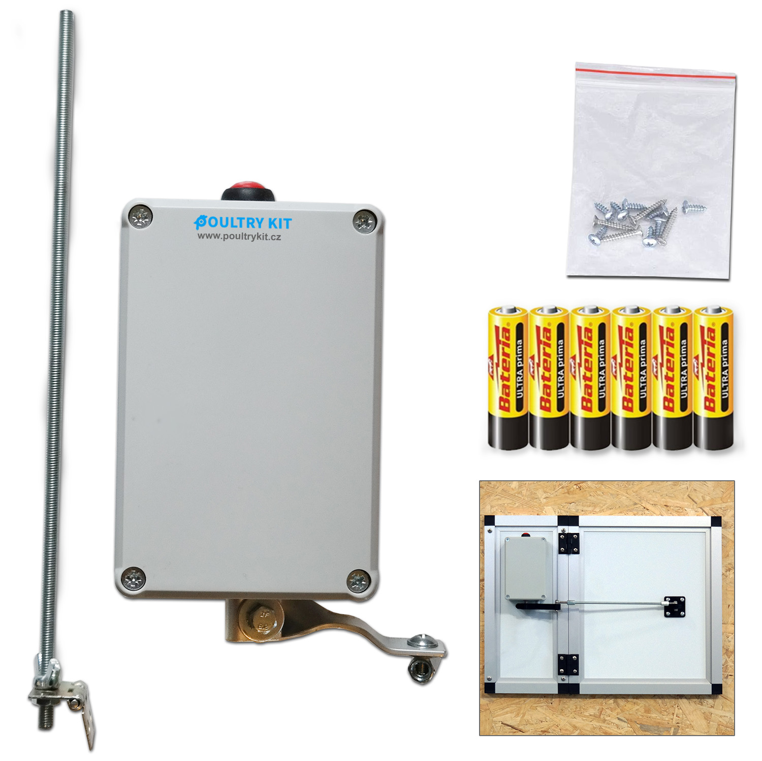 Dvířka ke kurníku Dvířka ke kurníku