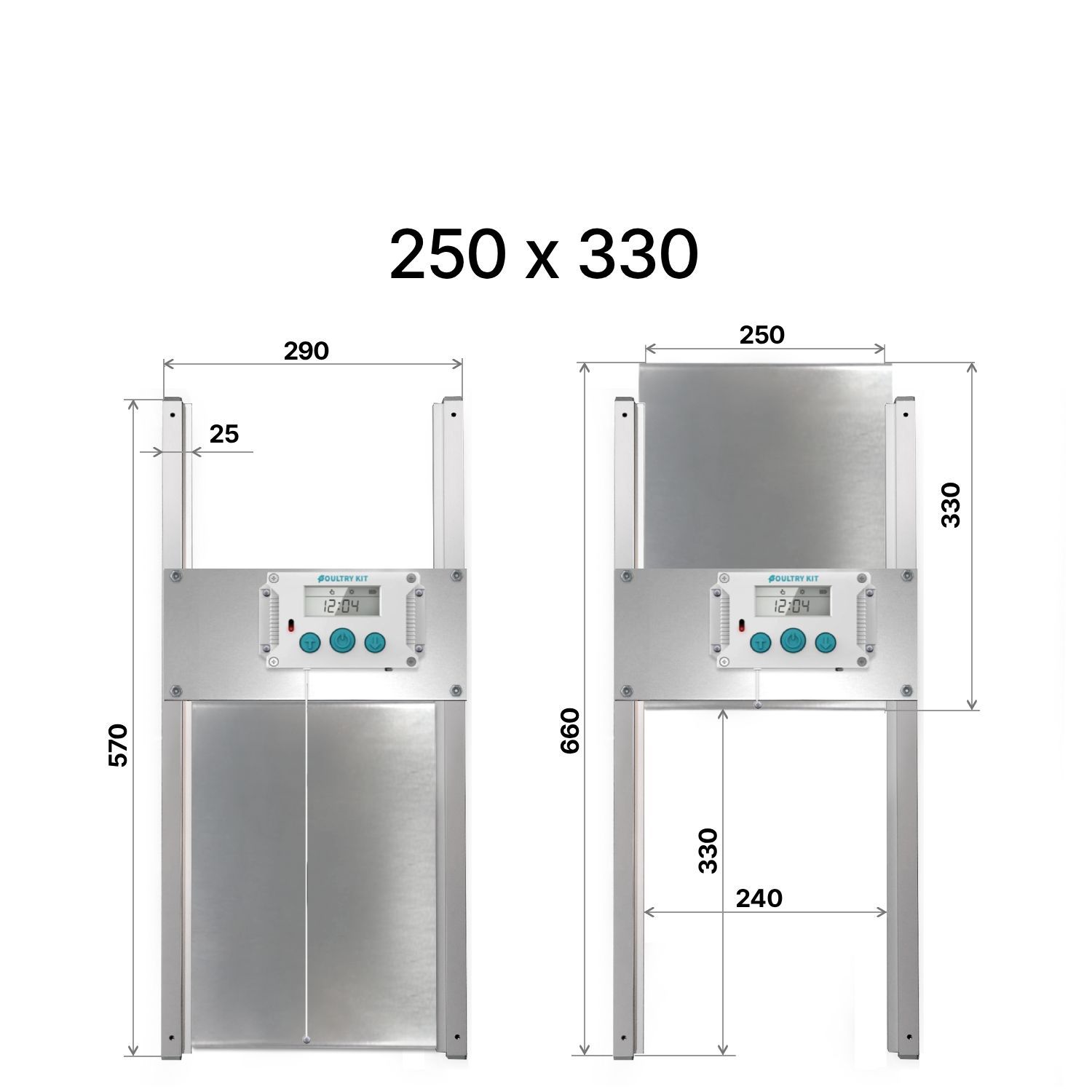 Automatcká dvířka kurníku