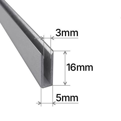 Hliníkový profil na dvířka kurníku