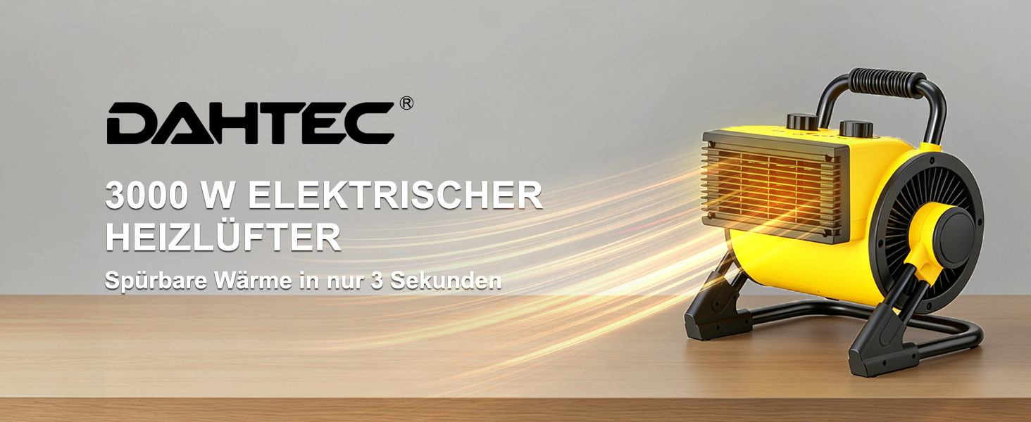 Elektrické topidlo 3000 W Dahtec
