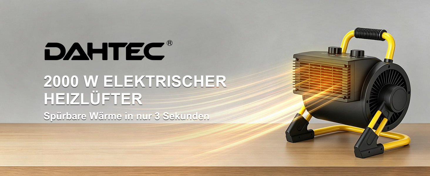 Elektrické topidlo 3000 W Dahtec