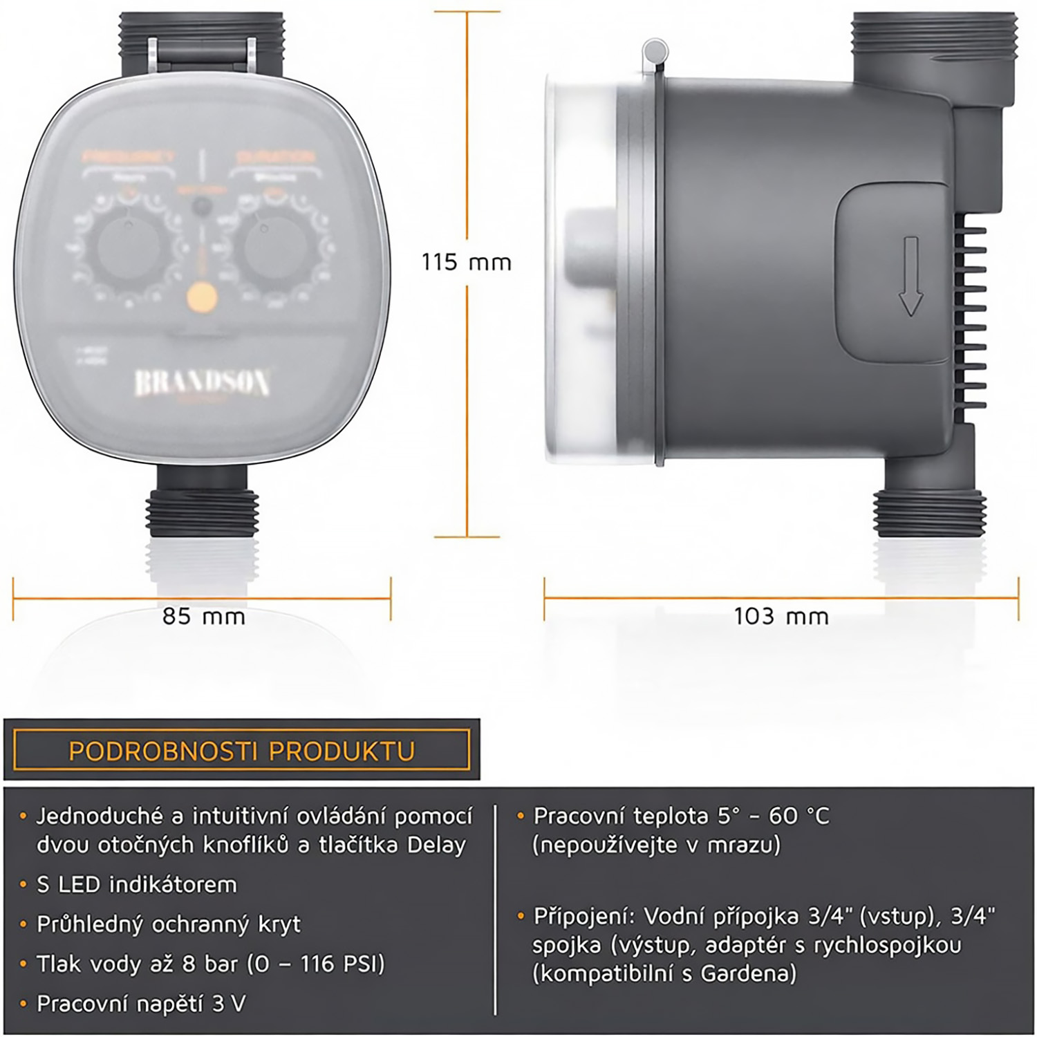 Kapkovací zavlažování skleníku