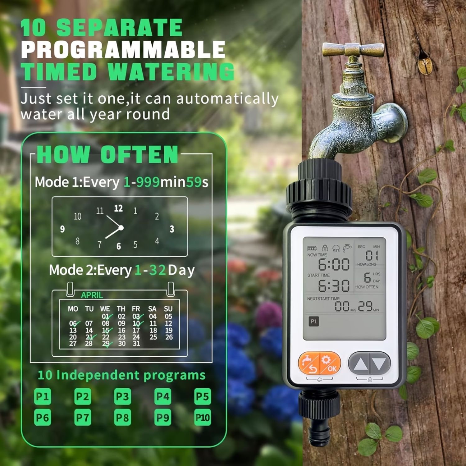 Automatické zavlažování skleníku Automatické zavlažování skleníku