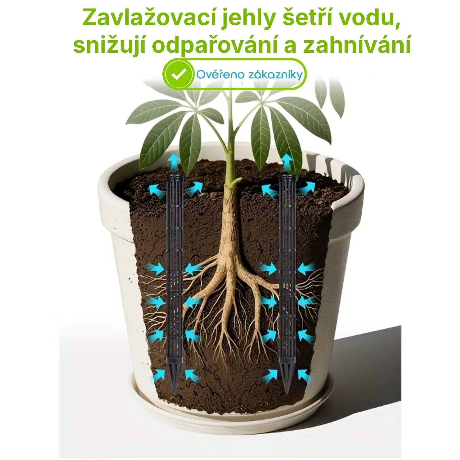 Zavlažování skleníku