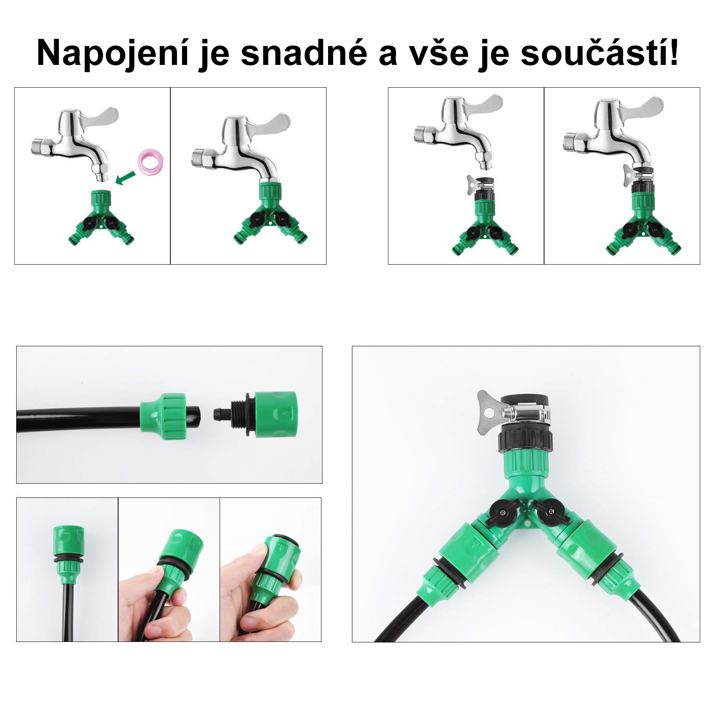 Solární zavlažování skleníku