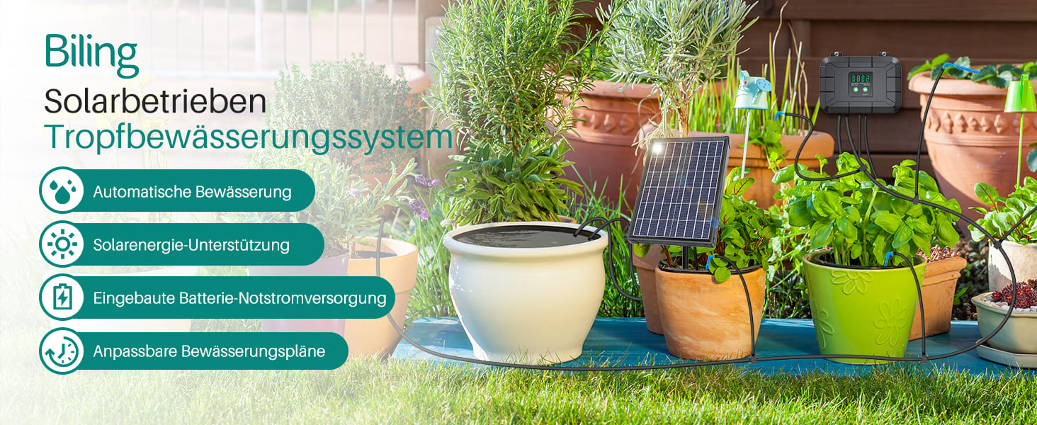 Solární zavlažování skleníku