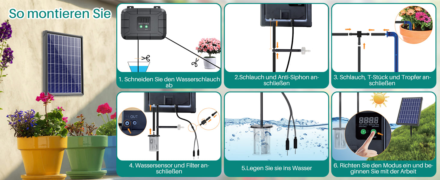Solární zavlažování