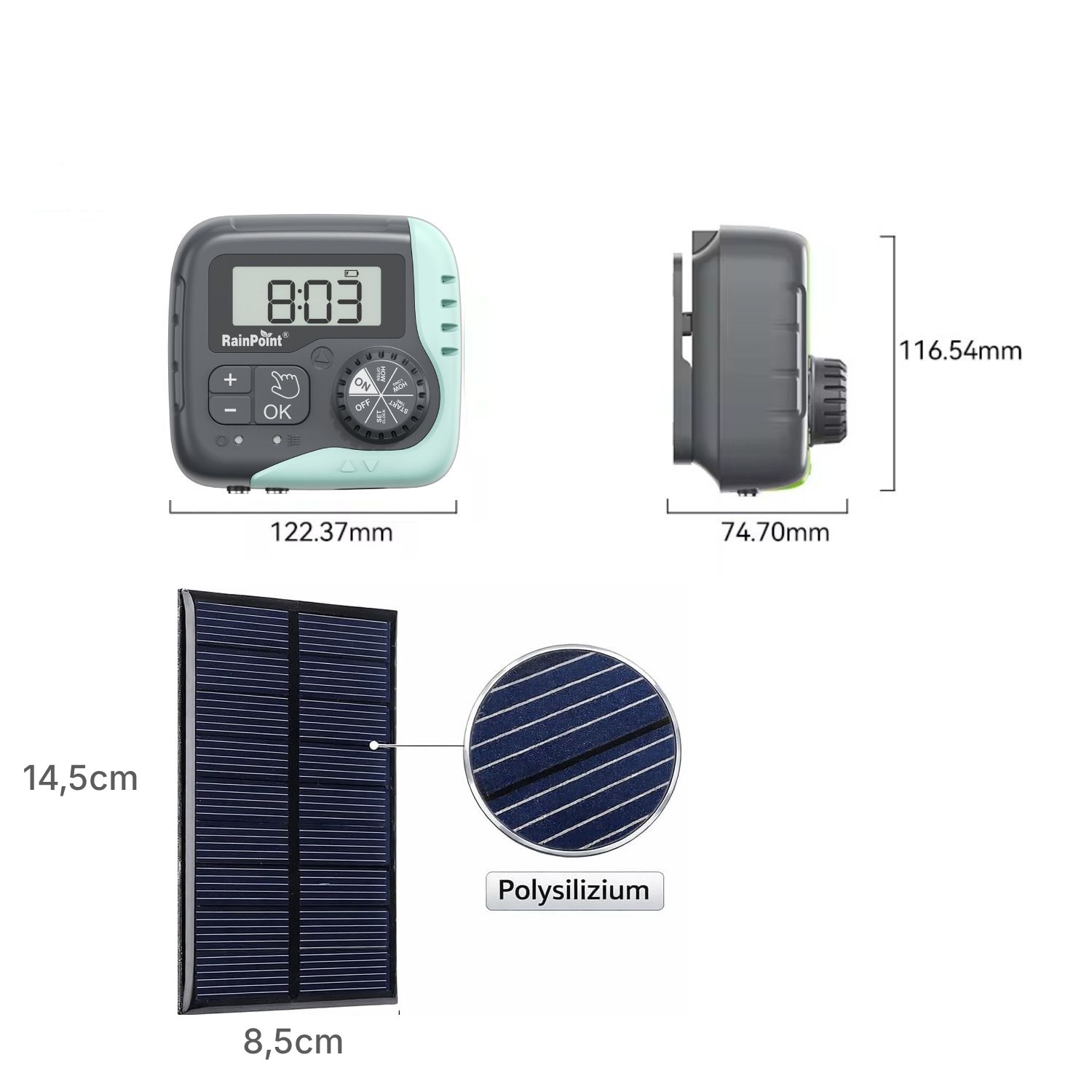 Solární zavlažování skleníku