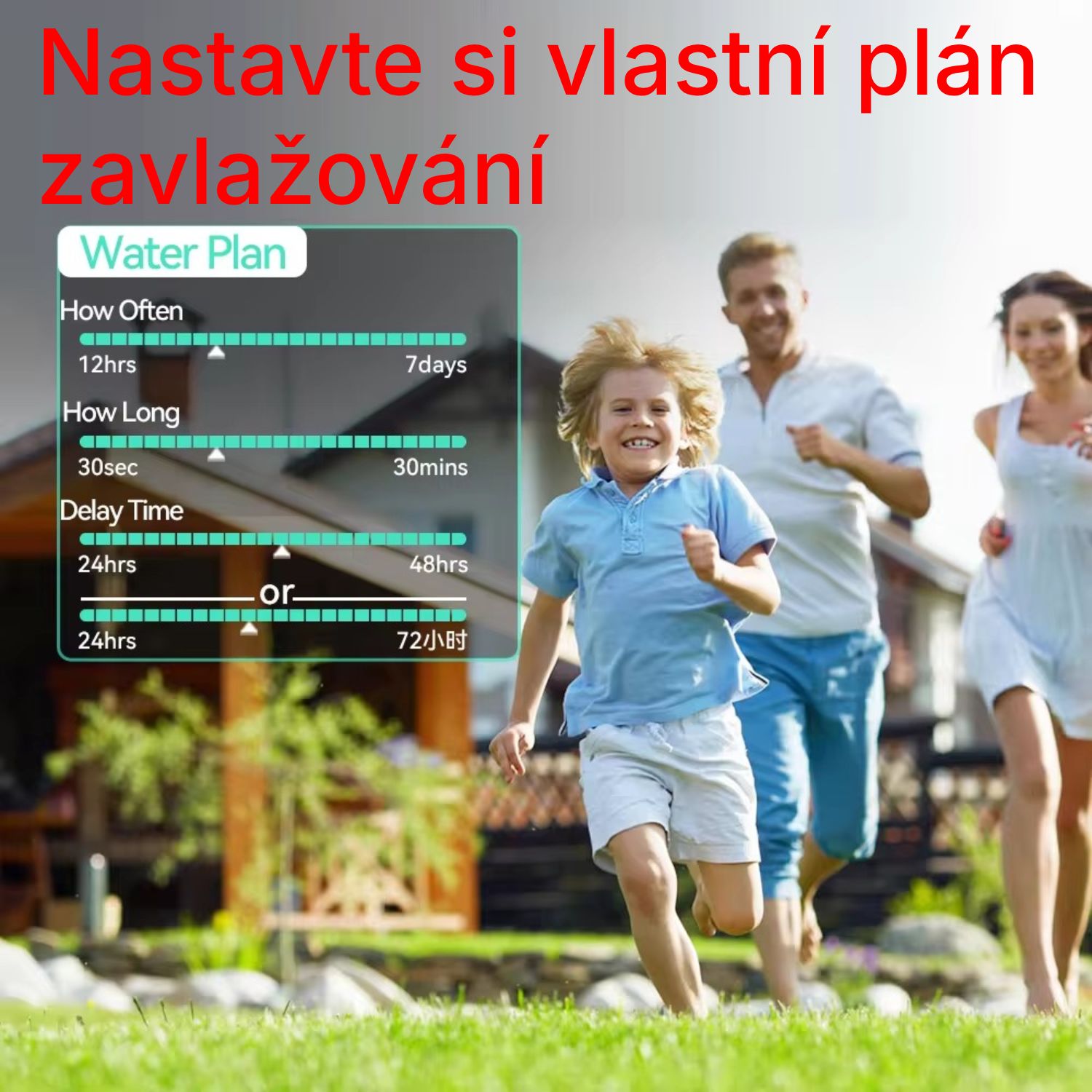 Solární zavlažování skleníku